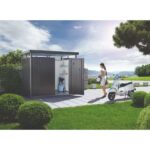 KOVINSKA VRTNA HIŠKA BIOHORT 275X275 CM HIGHLINE H4 DVOJNA VRATA - slika 2